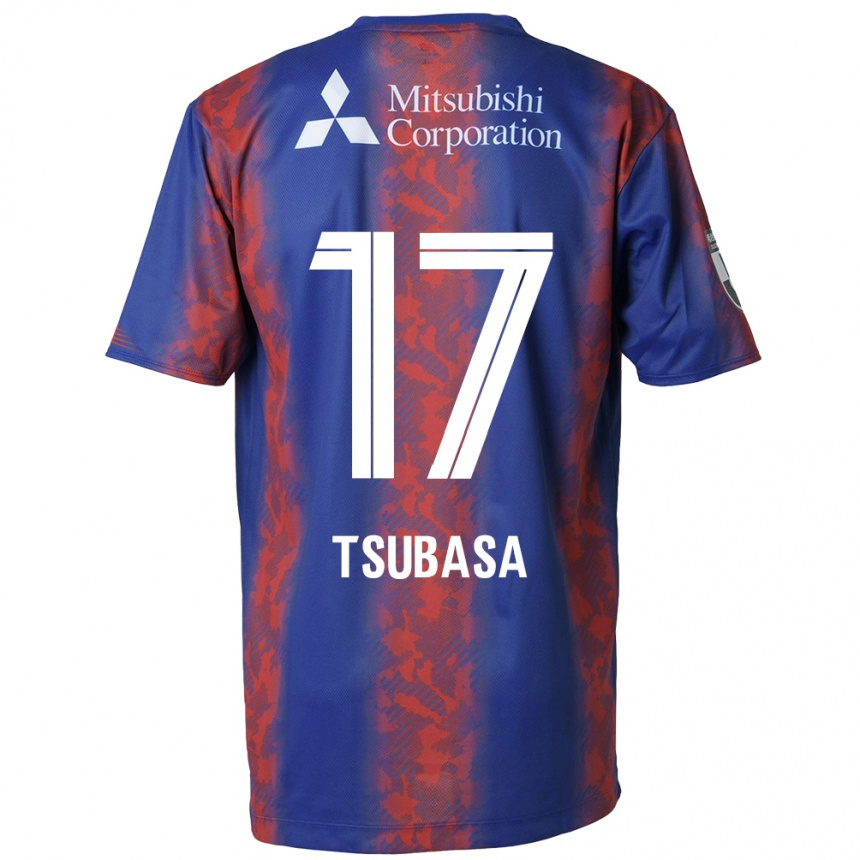 Niño Fútbol Camiseta Tsubasa Terayama #17 Azul Rojo 1ª Equipación 2024/25 México