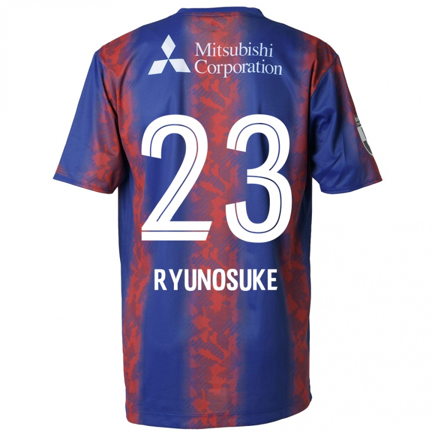 Niño Fútbol Camiseta Ryunosuke Sato #23 Azul Rojo 1ª Equipación 2024/25 México