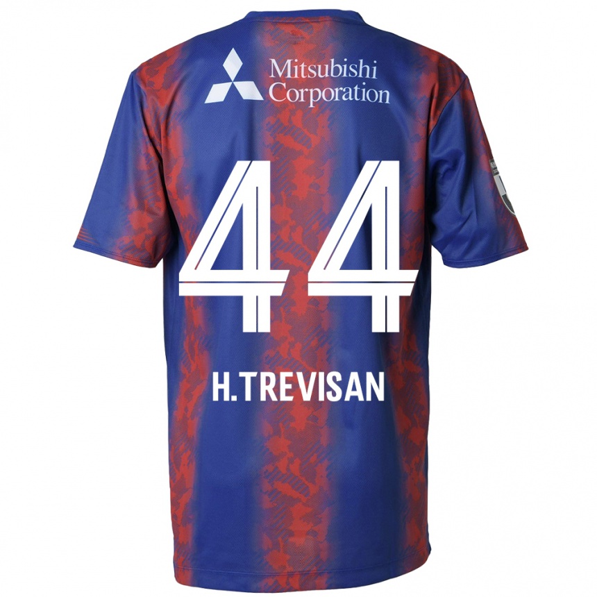 Niño Fútbol Camiseta Henrique Trevisan #44 Azul Rojo 1ª Equipación 2024/25 México