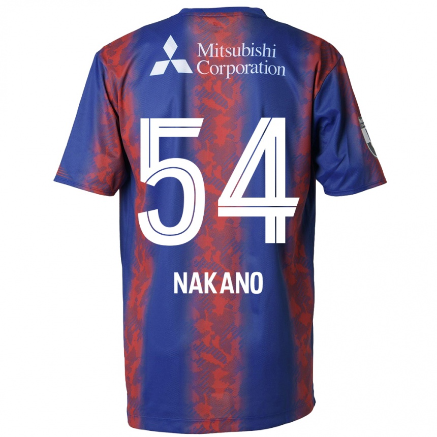 Niño Fútbol Camiseta Yui Nakano #54 Azul Rojo 1ª Equipación 2024/25 México