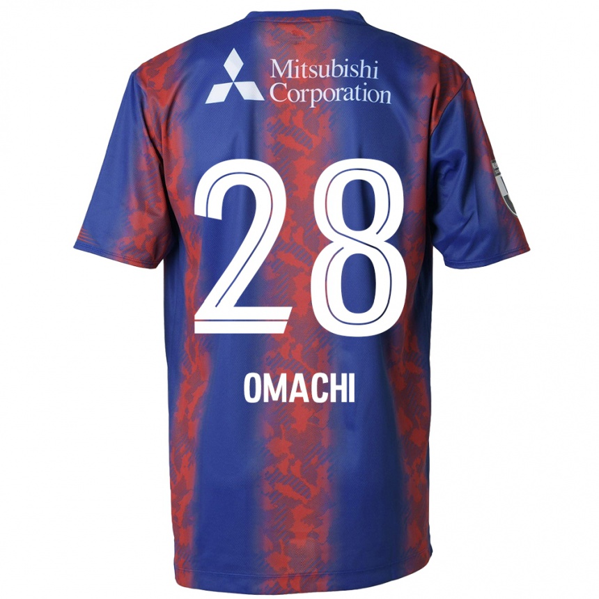 Niño Fútbol Camiseta Shugo Omachi #28 Azul Rojo 1ª Equipación 2024/25 México