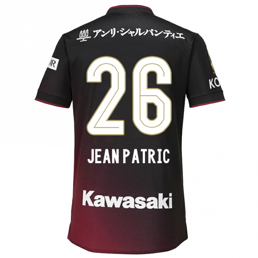 Niño Fútbol Camiseta Jean Patric #26 Negro Rojo 1ª Equipación 2024/25 México