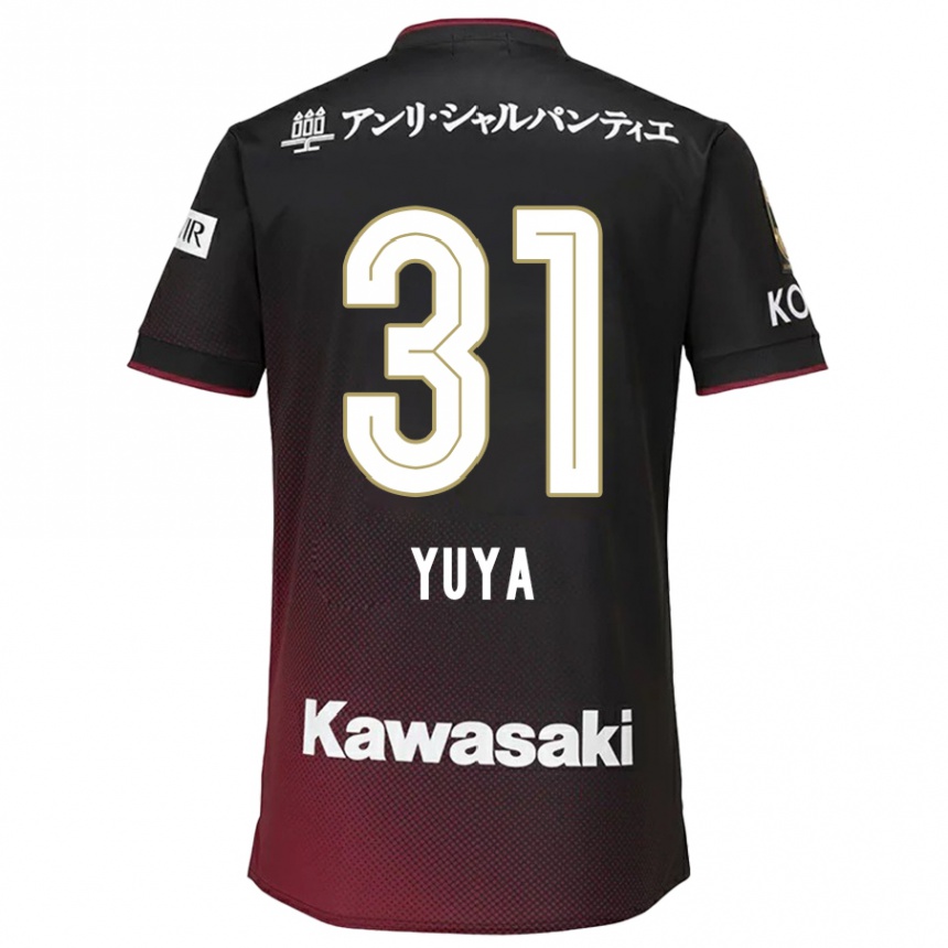 Niño Fútbol Camiseta Yuya Nakasaka #31 Negro Rojo 1ª Equipación 2024/25 México