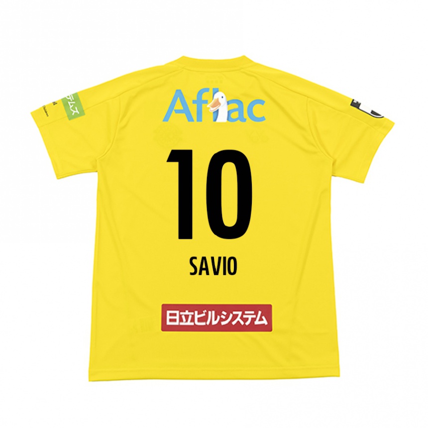 Niño Fútbol Camiseta Matheus Savio #10 Amarillo Negro 1ª Equipación 2024/25 México