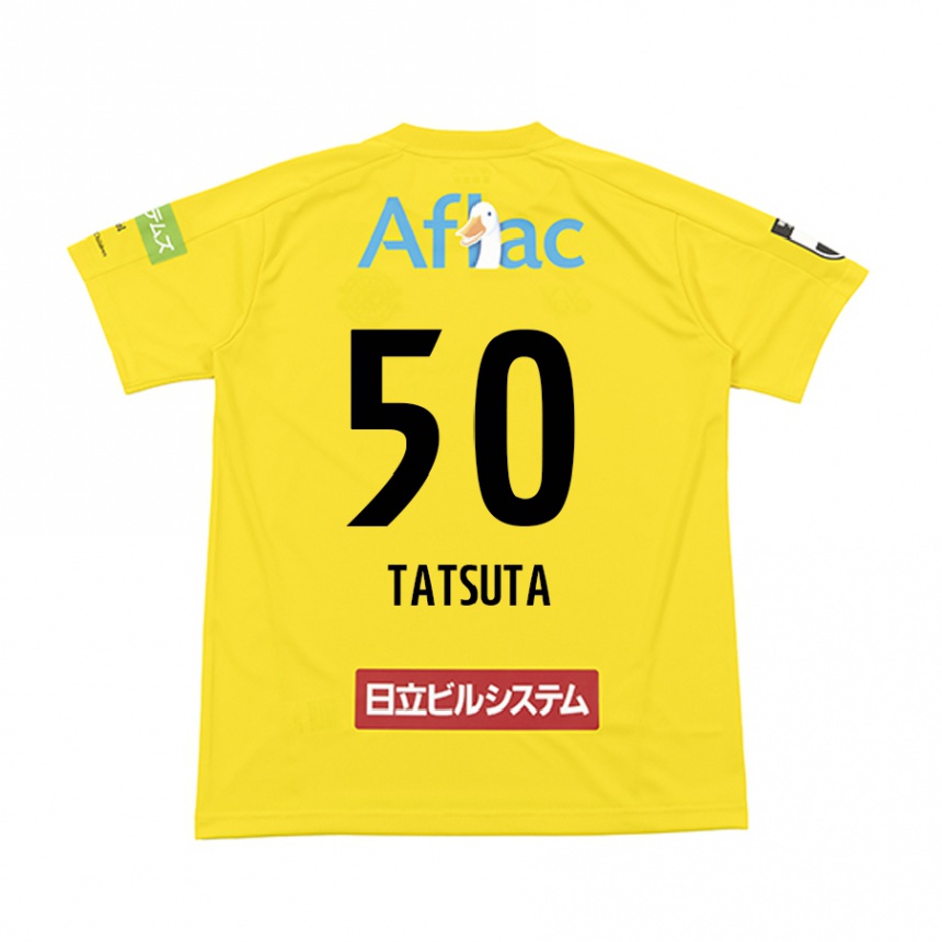 Niño Fútbol Camiseta Yugo Tatsuta #50 Amarillo Negro 1ª Equipación 2024/25 México