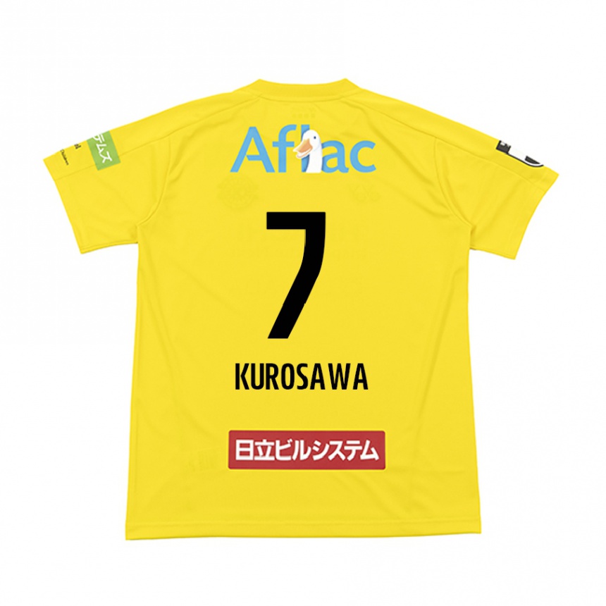 Niño Fútbol Camiseta Shido Kurosawa #7 Amarillo Negro 1ª Equipación 2024/25 México