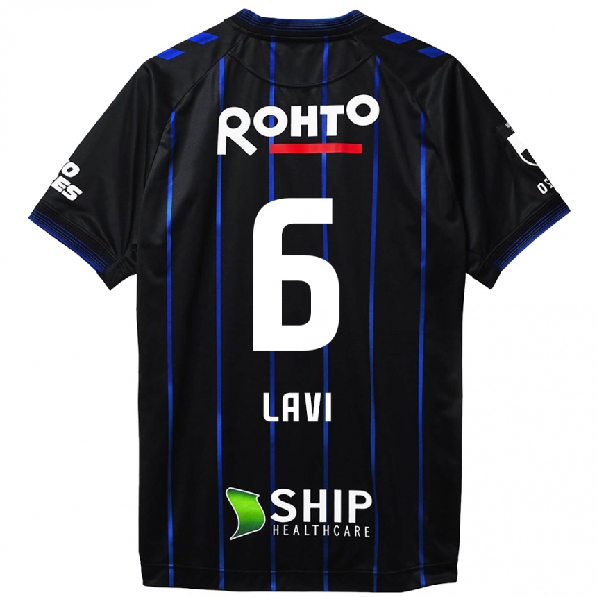 Niño Fútbol Camiseta Neta Lavi #6 Azul Negro 1ª Equipación 2024/25 México