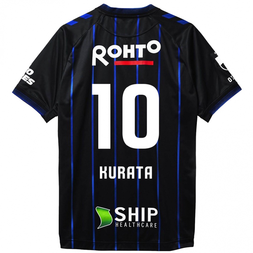 Niño Fútbol Camiseta Shu Kurata #10 Azul Negro 1ª Equipación 2024/25 México