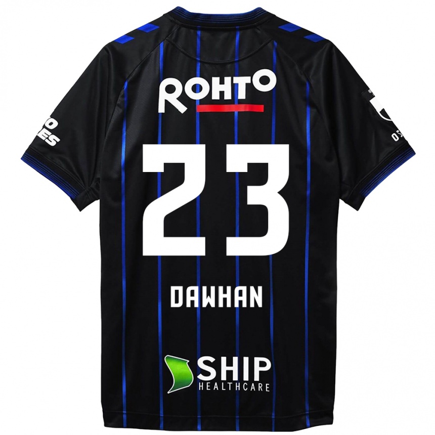 Niño Fútbol Camiseta Dawhan #23 Azul Negro 1ª Equipación 2024/25 México