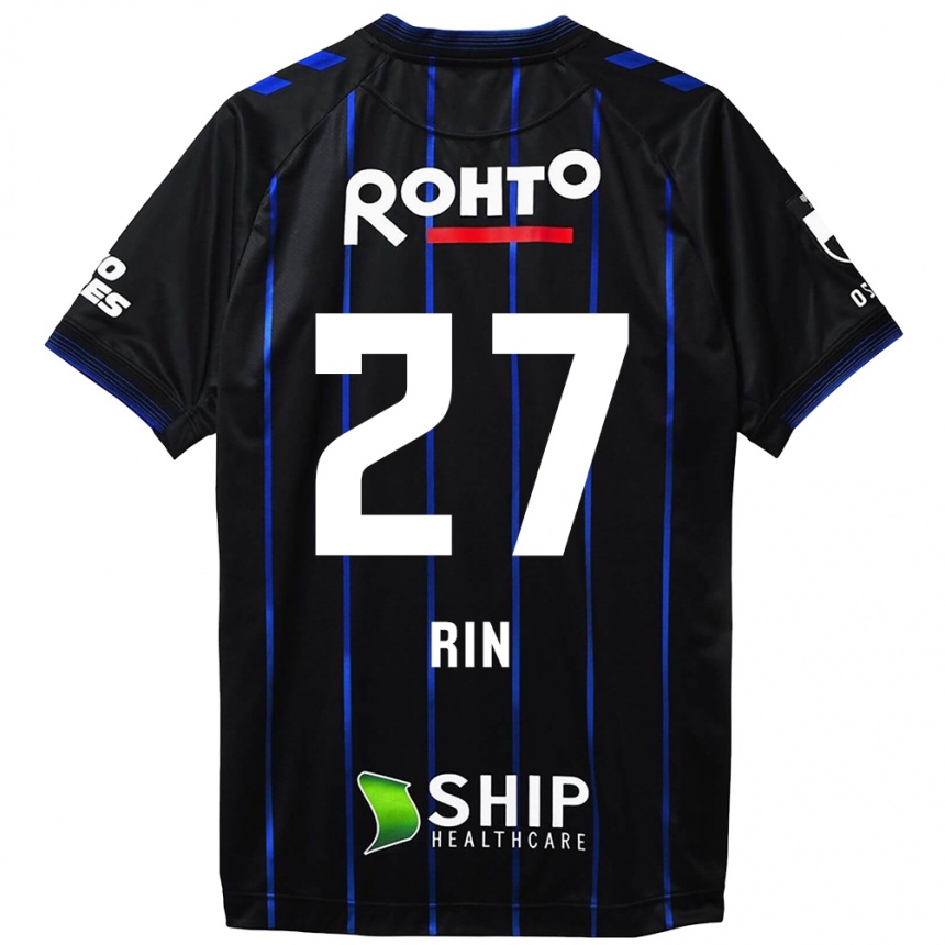 Niño Fútbol Camiseta Rin Mito #27 Azul Negro 1ª Equipación 2024/25 México