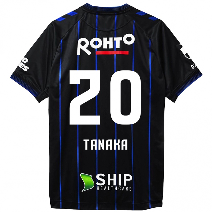 Niño Fútbol Camiseta Hyoga Tanaka #20 Azul Negro 1ª Equipación 2024/25 México