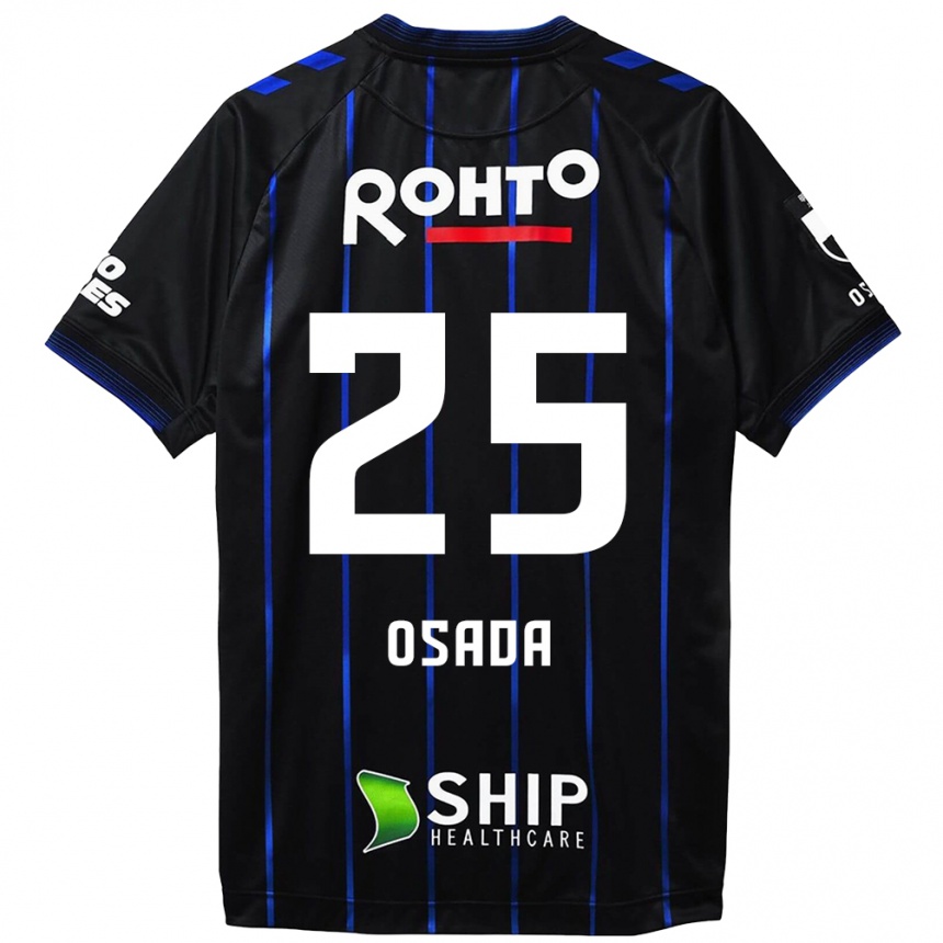 Niño Fútbol Camiseta Towa Osada #25 Azul Negro 1ª Equipación 2024/25 México