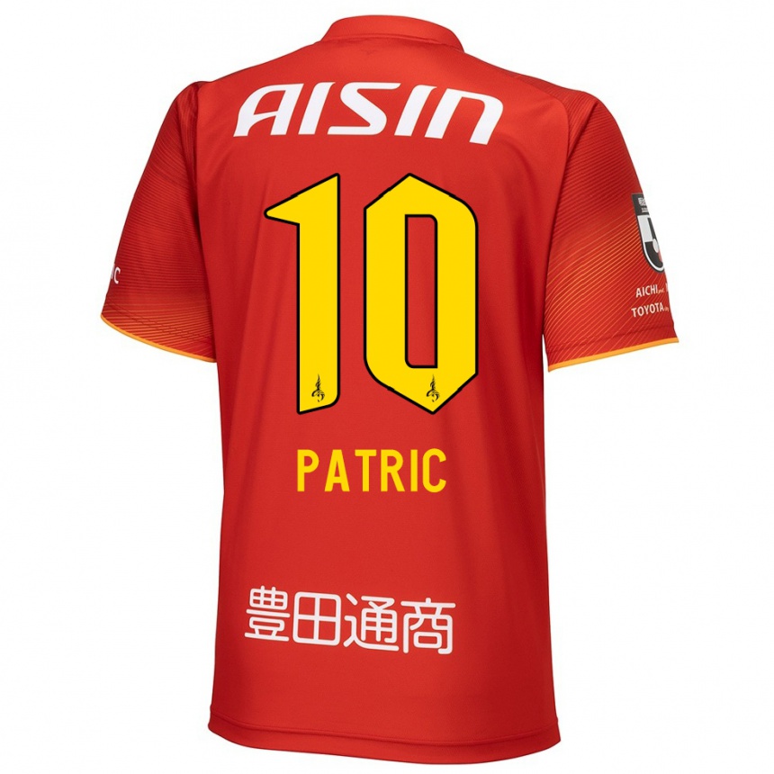 Niño Fútbol Camiseta Patric #10 Rojo Blanco Amarillo 1ª Equipación 2024/25 México