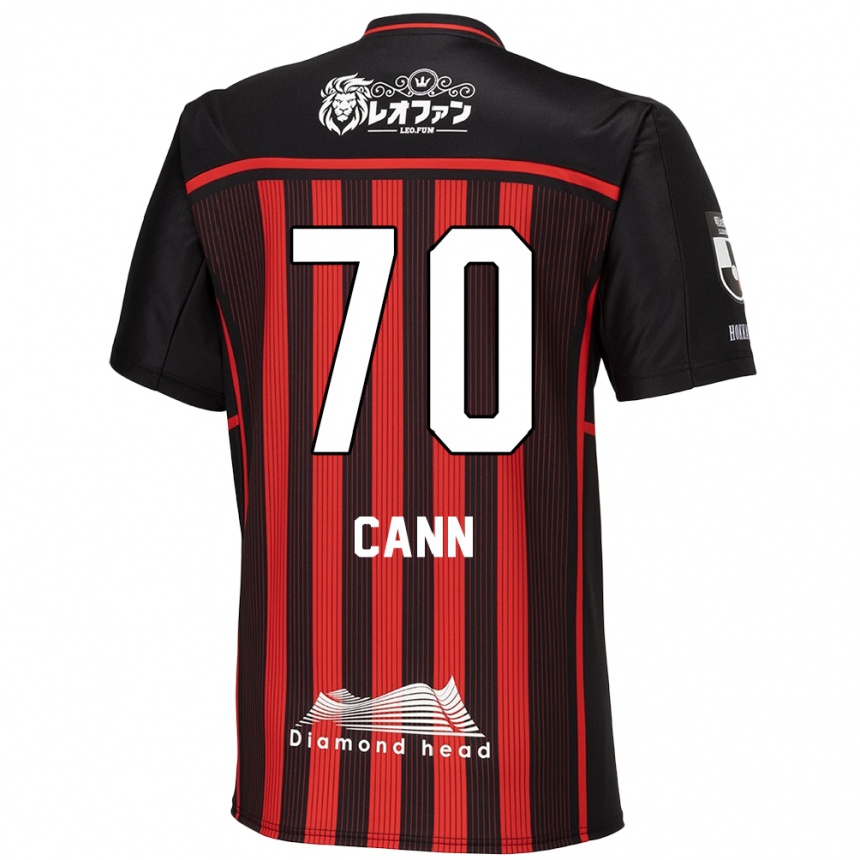 Niño Fútbol Camiseta Francis Cann #70 Negro Rojo 1ª Equipación 2024/25 México