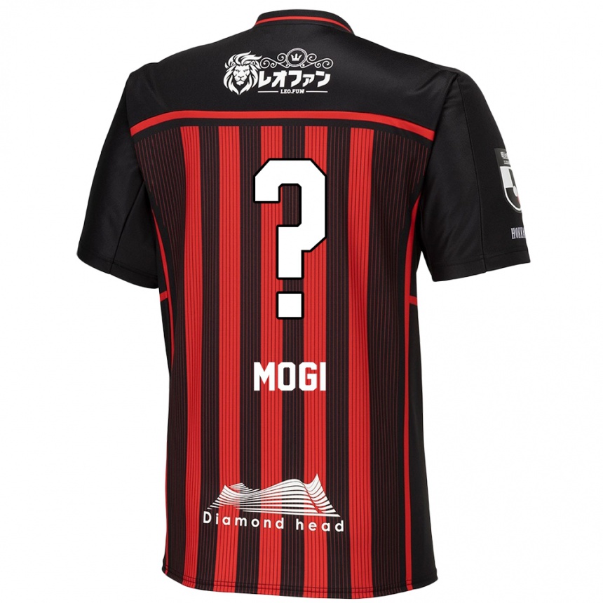 Niño Fútbol Camiseta Katsuyuki Mogi #0 Negro Rojo 1ª Equipación 2024/25 México