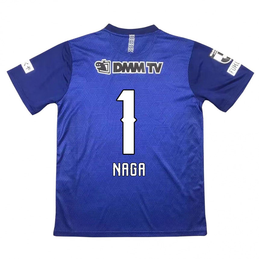 Niño Fútbol Camiseta Takumi Nagaishi #1 Azul Oscuro 1ª Equipación 2024/25 México