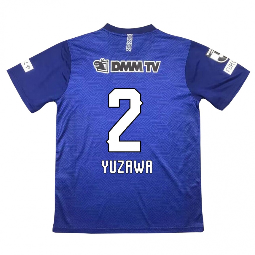 Niño Fútbol Camiseta Masato Yuzawa #2 Azul Oscuro 1ª Equipación 2024/25 México