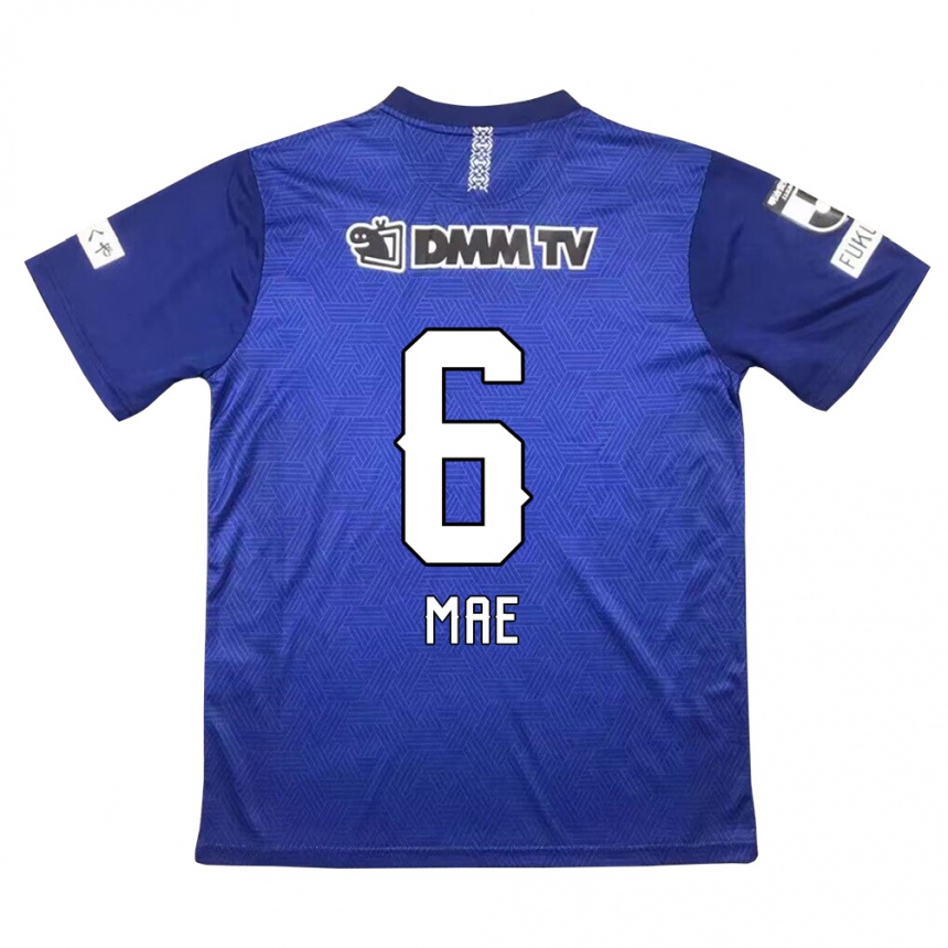 Niño Fútbol Camiseta Hiroyuki Mae #6 Azul Oscuro 1ª Equipación 2024/25 México