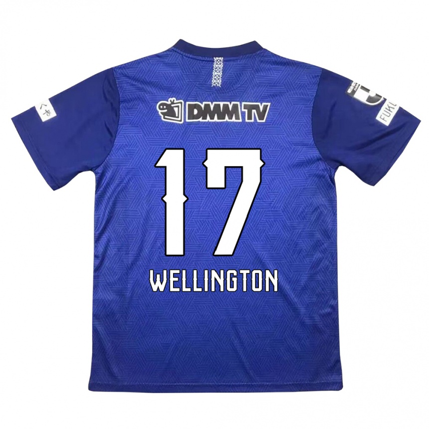 Niño Fútbol Camiseta Wellington #17 Azul Oscuro 1ª Equipación 2024/25 México