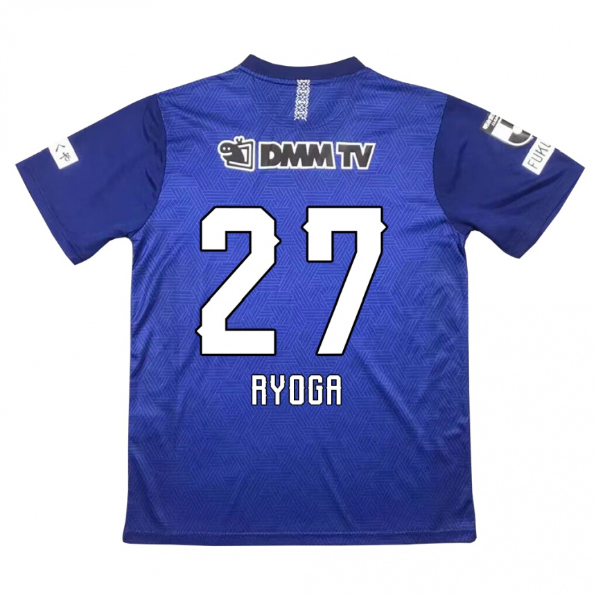 Niño Fútbol Camiseta Ryoga Sato #27 Azul Oscuro 1ª Equipación 2024/25 México