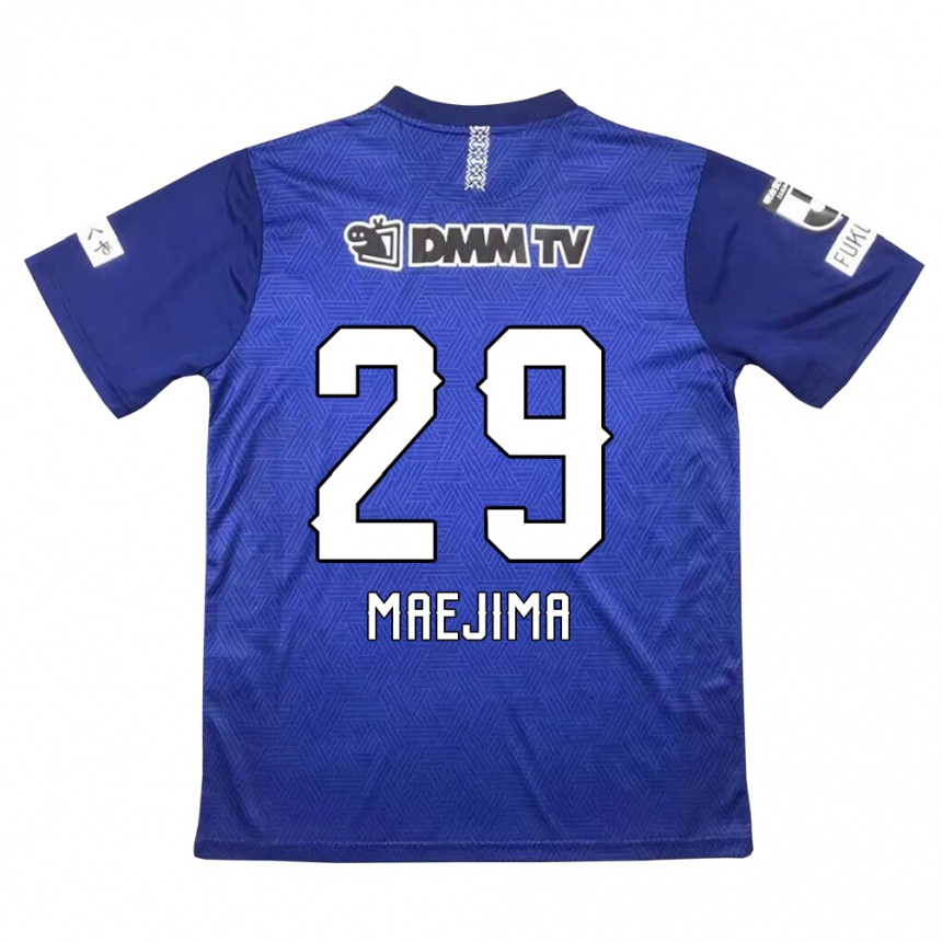 Niño Fútbol Camiseta Yota Maejima #29 Azul Oscuro 1ª Equipación 2024/25 México