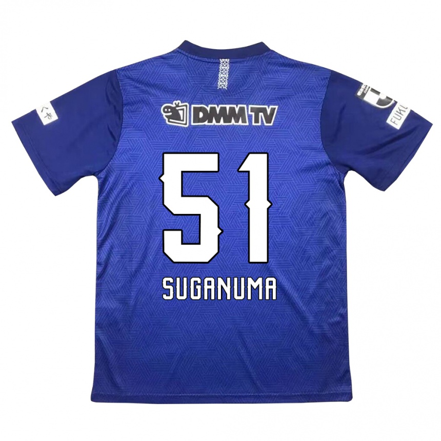 Niño Fútbol Camiseta Kazuaki Suganuma #51 Azul Oscuro 1ª Equipación 2024/25 México