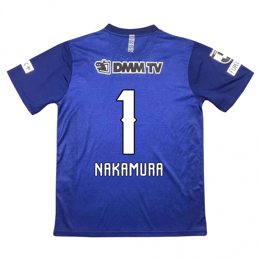 Niño Fútbol Camiseta Seigo Nakamura #1 Azul Oscuro 1ª Equipación 2024/25 México