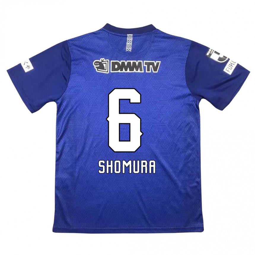 Niño Fútbol Camiseta Tomoki Shomura #6 Azul Oscuro 1ª Equipación 2024/25 México