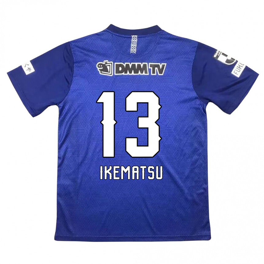 Niño Fútbol Camiseta Shumpei Ikematsu #13 Azul Oscuro 1ª Equipación 2024/25 México