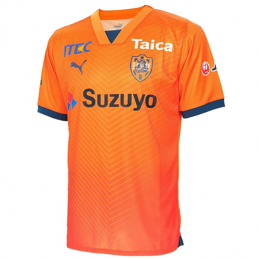 Niño Fútbol Camiseta Kota Miyamoto #13 Naranja Azul 1ª Equipación 2024/25 México