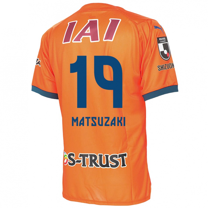 Niño Fútbol Camiseta Kai Matsuzaki #19 Naranja Azul 1ª Equipación 2024/25 México