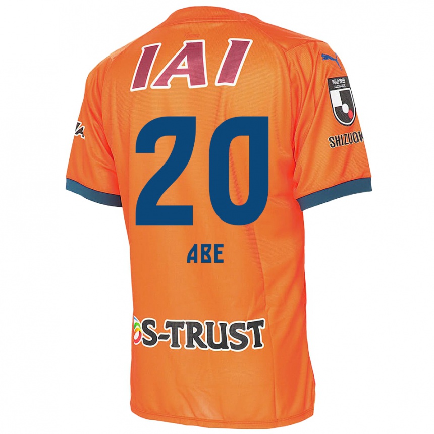 Niño Fútbol Camiseta Ryoya Abe #20 Naranja Azul 1ª Equipación 2024/25 México