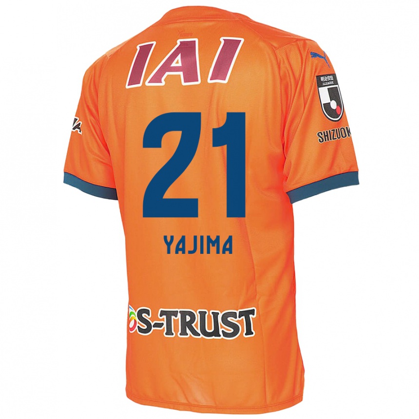 Niño Fútbol Camiseta Shinya Yajima #21 Naranja Azul 1ª Equipación 2024/25 México