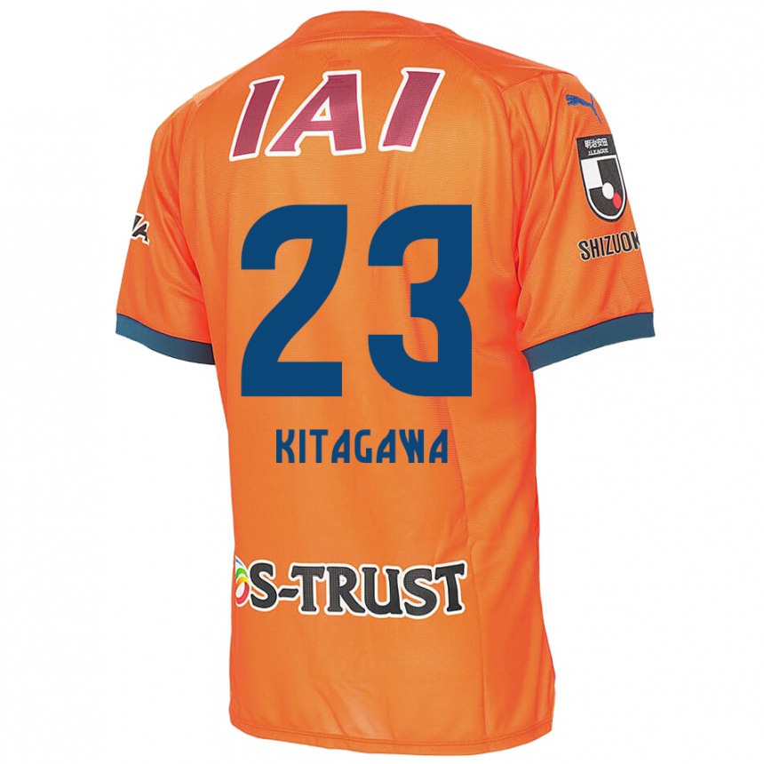 Niño Fútbol Camiseta Koya Kitagawa #23 Naranja Azul 1ª Equipación 2024/25 México