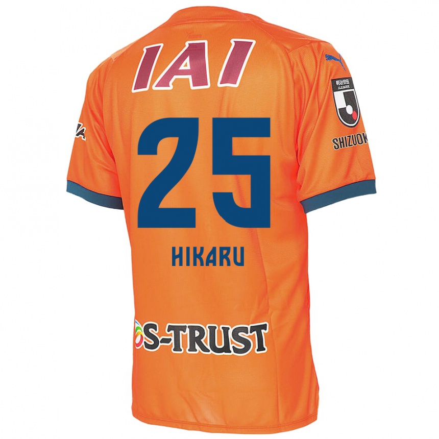 Niño Fútbol Camiseta Hikaru Naruoka #25 Naranja Azul 1ª Equipación 2024/25 México