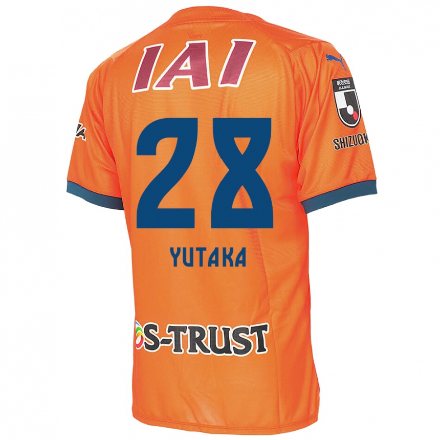 Niño Fútbol Camiseta Yutaka Yoshida #28 Naranja Azul 1ª Equipación 2024/25 México