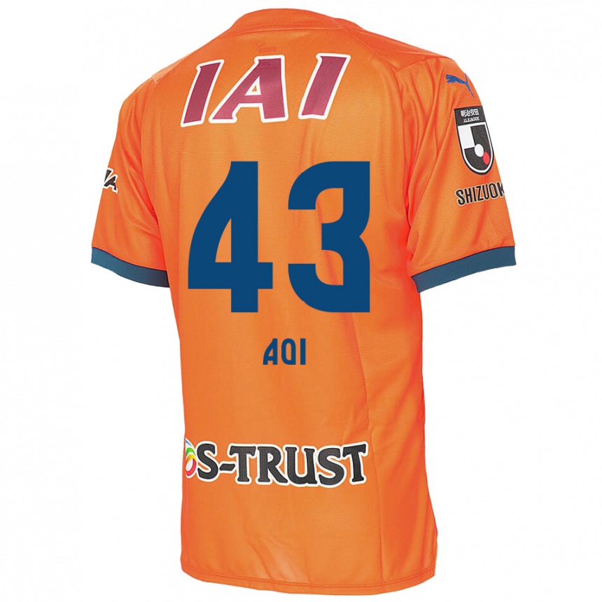 Niño Fútbol Camiseta Aoi Ando #43 Naranja Azul 1ª Equipación 2024/25 México