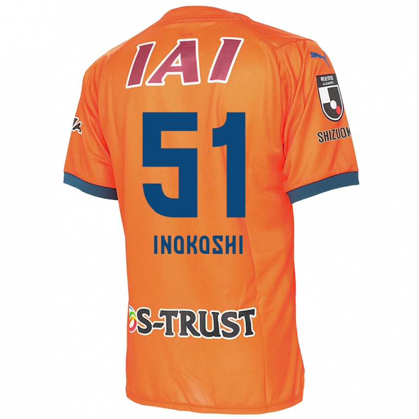 Niño Fútbol Camiseta Yui Inokoshi #51 Naranja Azul 1ª Equipación 2024/25 México