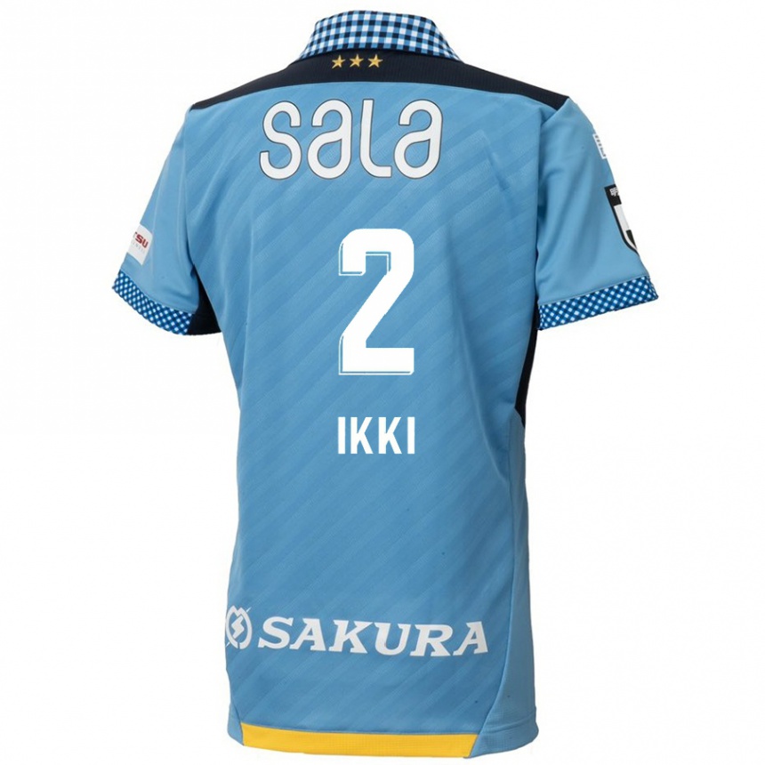 Niño Fútbol Camiseta Ikki Kawasaki #2 Azul Negro 1ª Equipación 2024/25 México