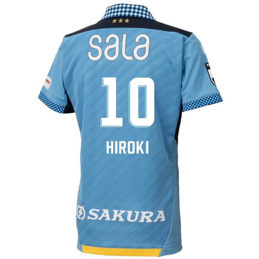 Niño Fútbol Camiseta Hiroki Yamada #10 Azul Negro 1ª Equipación 2024/25 México