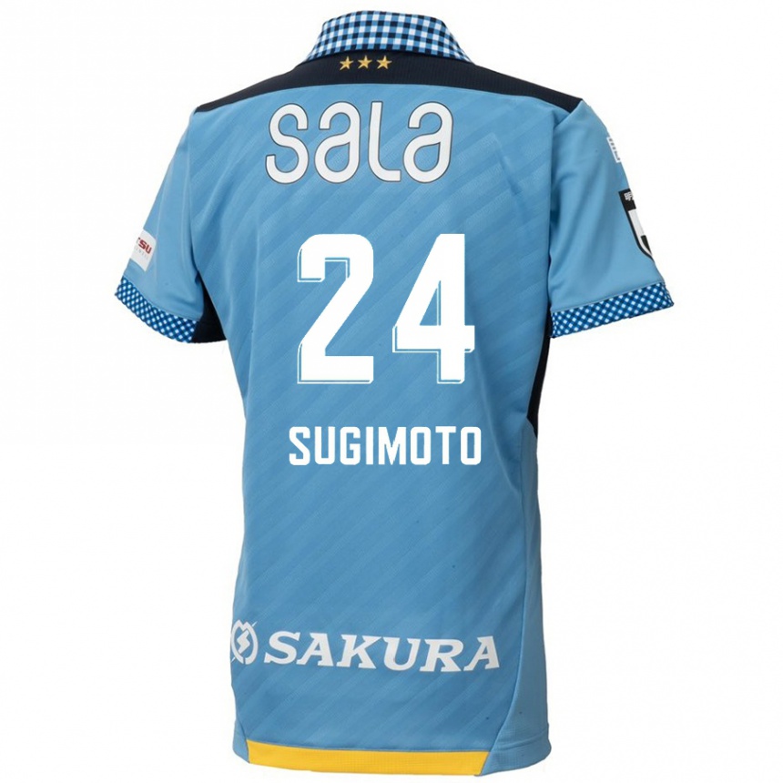 Niño Fútbol Camiseta Mitsuki Sugimoto #24 Azul Negro 1ª Equipación 2024/25 México