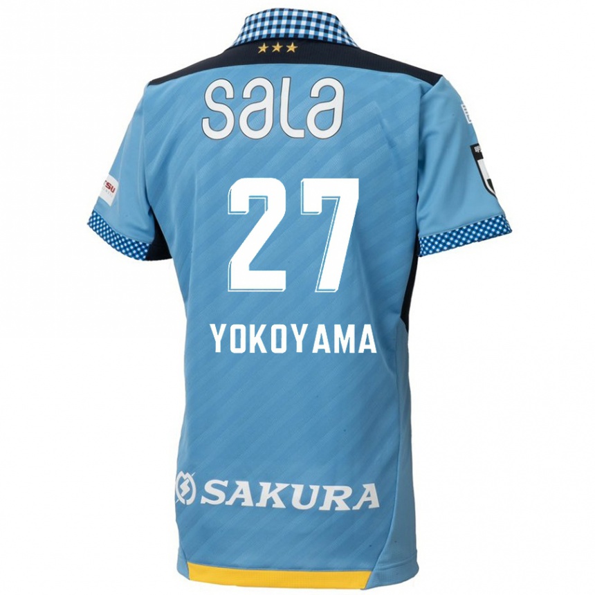 Niño Fútbol Camiseta Kota Yokoyama #27 Azul Negro 1ª Equipación 2024/25 México