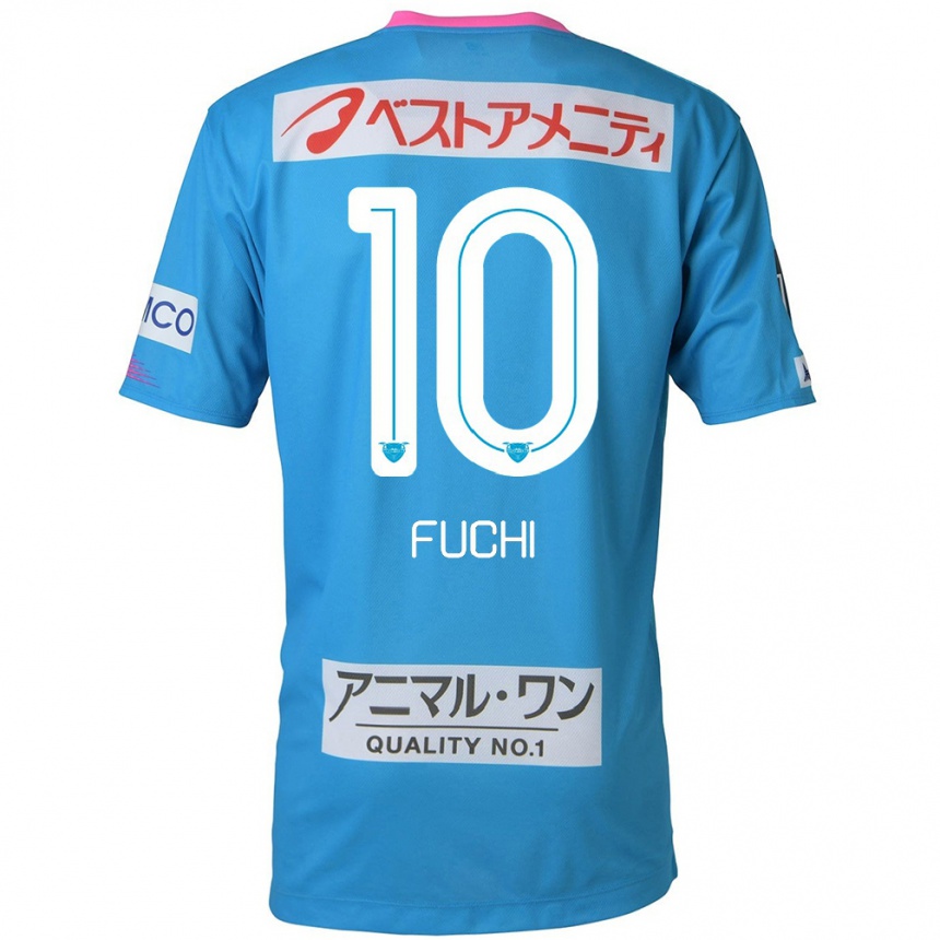 Niño Fútbol Camiseta Fuchi Honda #10 Azul Rosado 1ª Equipación 2024/25 México