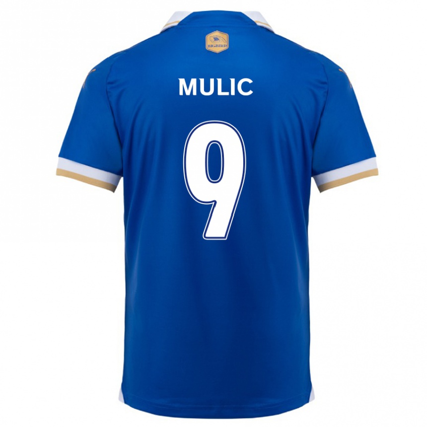 Niño Fútbol Camiseta Fejsal Mulic #9 Azul Blanco 1ª Equipación 2024/25 México