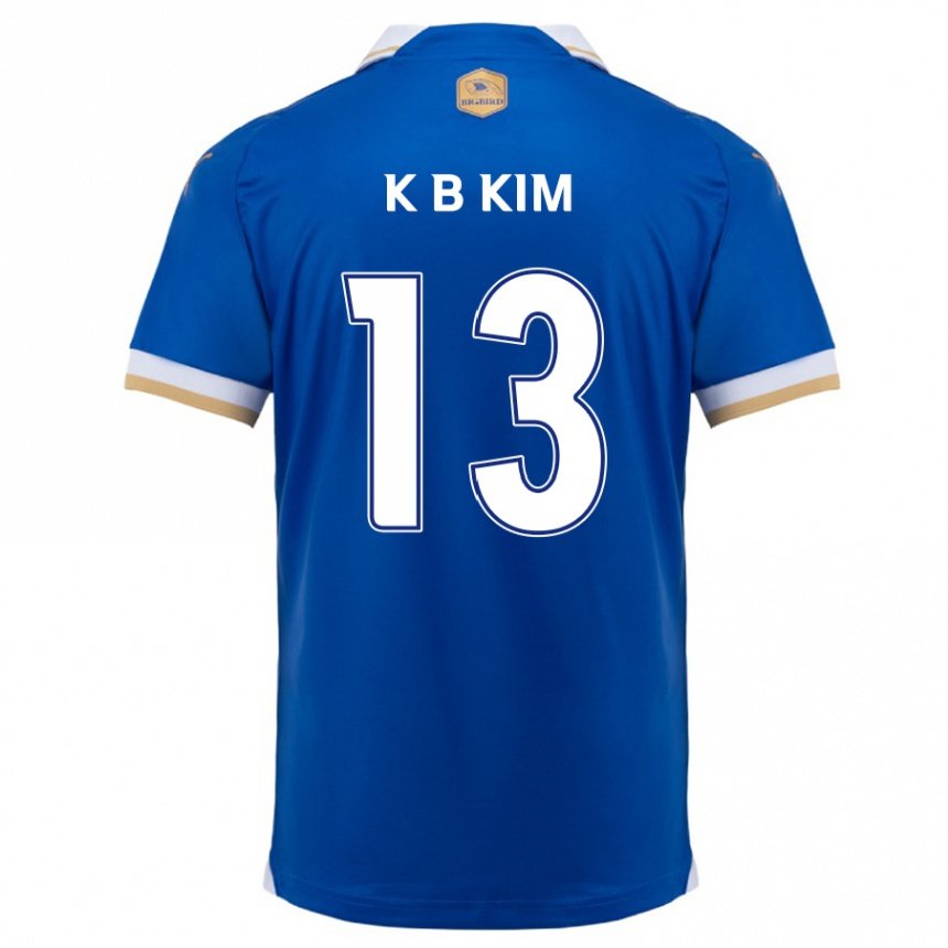 Niño Fútbol Camiseta Bo-Kyung Kim #13 Azul Blanco 1ª Equipación 2024/25 México