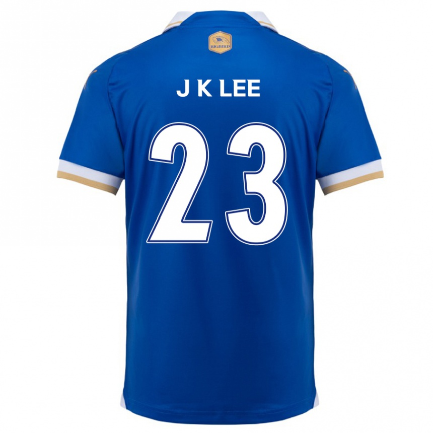 Niño Fútbol Camiseta Ki-Je Lee #23 Azul Blanco 1ª Equipación 2024/25 México