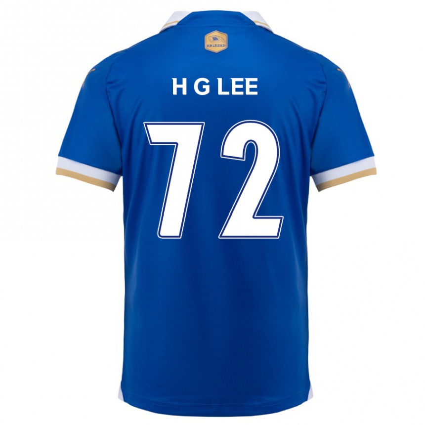 Niño Fútbol Camiseta Geon-Hee Lee #72 Azul Blanco 1ª Equipación 2024/25 México