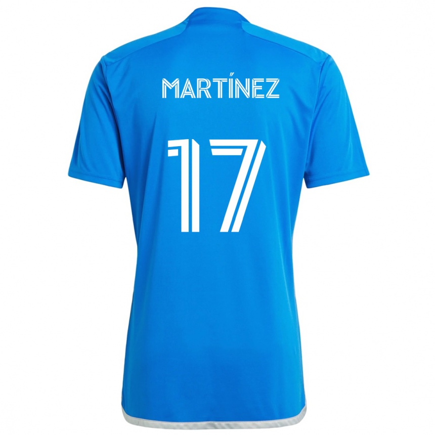 Niño Fútbol Camiseta Josef Martínez #17 Azul Blanco 1ª Equipación 2024/25 México