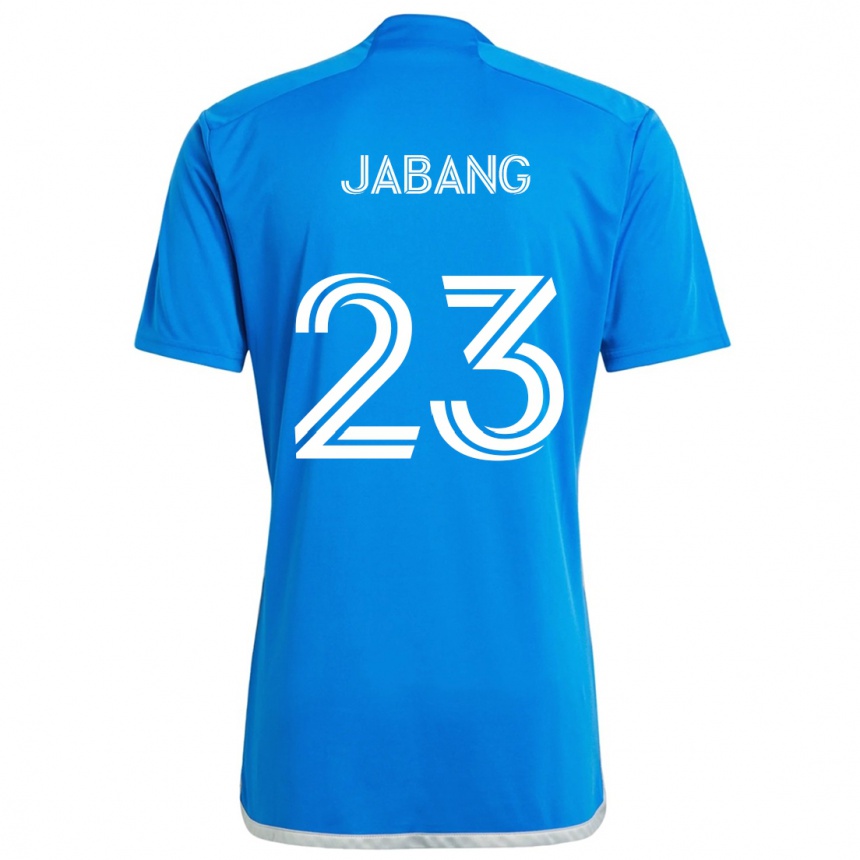 Niño Fútbol Camiseta Ousman Jabang #23 Azul Blanco 1ª Equipación 2024/25 México