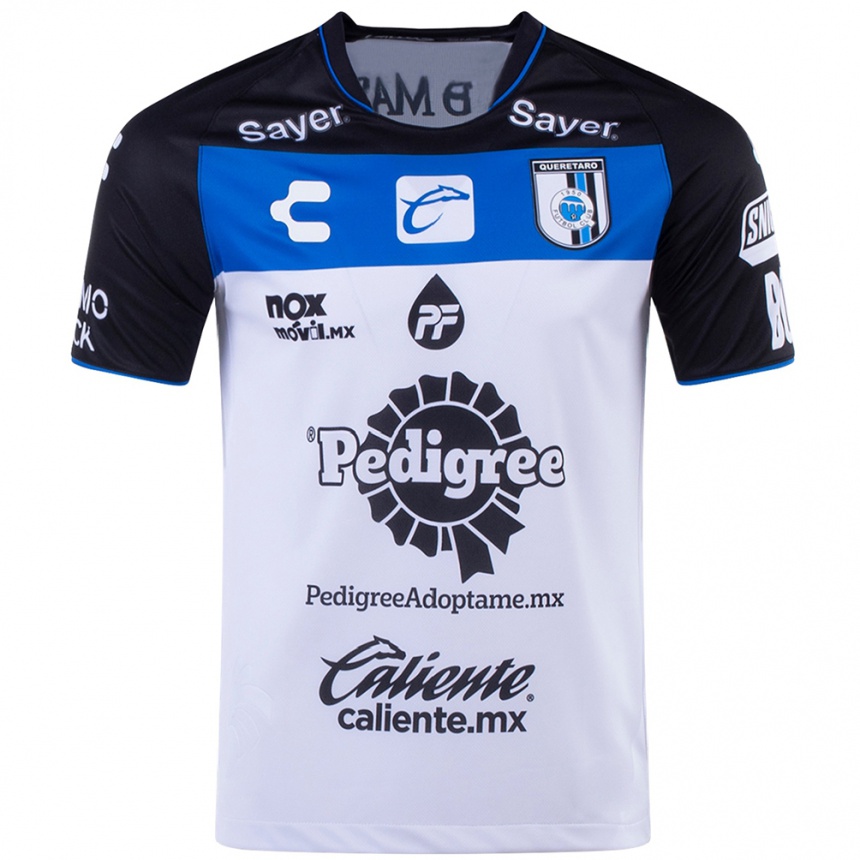 Niño Fútbol Camiseta Francisco Venegas #17 Azul Negro 1ª Equipación 2024/25 México